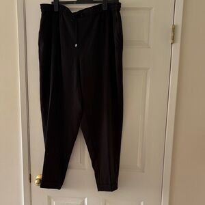 Sz 20 Black Tapered cuffed Pants
